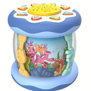 Baby Toys 6 to 12 Months - Musical Rotating Light Up Infant Toys, Early Learning Toys Baby Crawling Drum Toy, Tummy Time Educational Sensory Baby Girl Gifts for Toddlers 1 2 3 Years Old