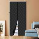 Magnetic Screen DoorScreen Door MeshKeep Bugs Out, Heavy-Duty Mesh Curtain,Pet and Kid Friendly, Works with Front Doors, Sliding Doors32x80 Inch Black
