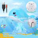 Water Table Toys for Kids Aged 3 4 5 6 7 8, Kids Water Table with Auto Water-Absorbing Water Pump & Umbrella Outdoor Activity Sensory Play Table with Beach Toys Accessories Birthday Gifts for Toddlers