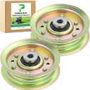 2 Pack 532165888 Idler Pulley Replaces 532131494 597025001 532173437 532173438 532155191 Craftsman 131494 165888 173438 155191 for Craftsman 42" LT1000 Husqvarna YTH18542 Mowers