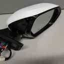 for TOYOTA PRIUS Passenger Side Mirror Assembly 2016 2017 2018 2019-2024 WHITE | Power | Heated |BSM/Blind Spot Monitoring Replacement TO1321357 for TOYOTA PRIUS Accessories