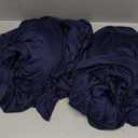 10 ft x 10 ft Wrinkle Free Royal Blue&Navy Blue Backdrop Curtain Panels, 4 Panels 2.5ft x 10ft Polyester Photography Backdrop Drapes for Wedding Party Home Decoration Supplies (10x10ft (4 Panels))