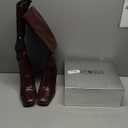 wetkiss Knee High Boots for Women GoGo Boots with Chunky Heel, Square Toe and Side Zipper Design Fashion Dress Boots (6.5, Brown
)