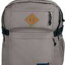 JanSport Main Campus Backpack - Travel or Work backpack w 15-Inch Laptop Sleeve and Dual Water Bottle Pockets, Graphite Grey