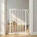Narrow Baby Gate 24.4-29 Inch for Stairs Pet Dog Gates Indoor for Doorways
Pressure‑Mounted Safety Gate for Babies & Pets,Auto‑Close,Drill‑free Install,Fits Narrow Home Openings,White
