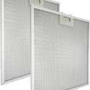 2Pcs Aluminum Range Hood filter, WA0575 Range Hood Filter Replacement Fit for Vissani 30in Pyramid Wall Mount Models, 14-3/8" x 13-1/2"