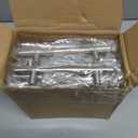 SUNRIVER 36 Pack Kitchen Cabinet Handles 26 Pack Cabinet Pulls Brushed Satin Nickel 10 Pack Cabinet Door Knobs 3-3/4" Hole Center Stainless Steel Cabinet Hardware for Drawer