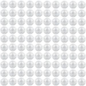 Conagel 240 Pcs Gumball Vending Machine Capsules 1.1 Inch Clear Round Capsules Empty Plastic Containers Toy Capsules for Birthday Gifts Prizes Party Favors Easter Basket Stuffers