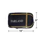 FARLAND Sleeping Bags for Adults Teens Kids with Compression Sack Portable and Lightweight for 3-4 Season Camping, Hiking,Waterproof, Backpacking and Outdoors