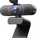 EMEET C960 4K Webcam for PC, 4K UHD CMOS Sensor, PDAF Auto Focus, Dual Omnidirectional Mics, Auto Light Correction, 73 FOV, Plug&Play Webcam w/Privacy Cover, Works w/Zoom/Teams/Skype/Google Meet