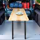Folding Adjustable Table Legs 2 PCS, Adjustable Height 22.5- 34.5 DIY Desk Legs, Foldable Furniture Legs for Outdoor Camper, RV, Coffee Dinner Table, Tabletops, Kitchen