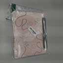 Feams Slim Case for iPad Air 11-inch M3 2025 / M2 2024, iPad Air 5th Generation 2022 / iPad Air 4th Generation 2020 10.9 Inch Case Clear Back with Pencil Holder & Auto Sleep, Abstract Line Art