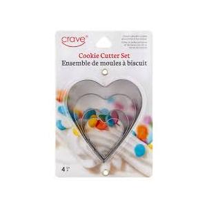 Crave Heart Cookie Cutter Set Same-Day Delivery