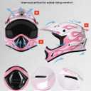TCMT Youth Kids Dirt Bike Helmet DOT Approved Full Face Motocross Gear