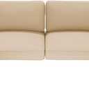  14 Piece Outdoor Furniture Replacement Cushions, Sofa Cushions for 6 Seat Rattan Wicker Sectional Patio Conversation Sets, Water-Resistant Cushion, Light Brown
