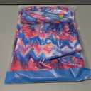 Halcurt Women's Plus Size Long Sleeve Rash Guard Swim Shirts UPF50+ Sun Protection Loose Fit Swimsuit Top (4X, Bohemian Blue)