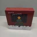 Christmas Tree Topper Lighted Star with Built-in 10 Replaceable Bulbs, 9.5 Clear Five-Pointed Star Tree Topper Plug in for Indoor Office Xmas New Year Holiday Tree Decoration, Warm White