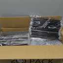 WUHUIXOZ [200 Sets - 12oz Plastic Cups with Lids and Straws, Disposable Cups for Iced Coffee, Smoothie, Milkshake, Cold Drinks - Clear