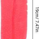 FAVOMOTO 3PCS Halloween Fake Tongue, Horrific Long Tongue Prop Realistic Tricks Accessories Prank Scary Costumes for Carnival Halloween Party Decoration