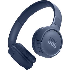 JBL Tune 520BT - Wireless On-Ear Headphones, Up to 57H Battery Life and Speed Charge, Lightweight, Comfortable and Foldable Design, Hands-Free Calls with Voice Aware (Blue)