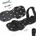 Lawn Aerator Shoes with Adjustable Straps - for Lawn Aeration or as Screed Shoes - Lawn Aerator Shoes as Perfect Aerator Lawn Tool - Medium