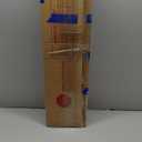 3ft Artificial Pre-lit Christmas Pine Tree with LED Warm Lights,Metal Hinges & Foldable Base,Easy Assembly for Home,Office,Green