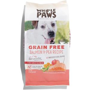 Whole Paws, Whole Paws, Dog Grain Free Salmon & Peas Recipe, 64 Ounce (EXP 10/15/27)