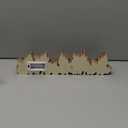 Lighted Fall Maple Leaves Signs Table Centerpieces Thanksgiving Wooden Block Sign Decorations 3D Wood Autumn Harvest Farmhouse Decor with Led Lights for Home Desk Office Party (Fall Leaves)