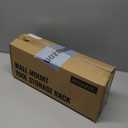 Garage Tool Organizer Wall Mount - Heavy Duty 48" Storage Rack with 6 Adjustable Hooks, Holds 350lbs, Garden Tool Hanger for Shed Organization