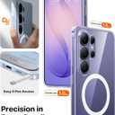 TORRAS Strong Magnetic & Seamless Stand for Samsung Galaxy S26 Ultra Case for MagSafe, Mil-Grade Drop Protection, Adjustable Kickstand for Samsung Galaxy S26 Ultra Case, Anti-Yellowing Diamond Clear