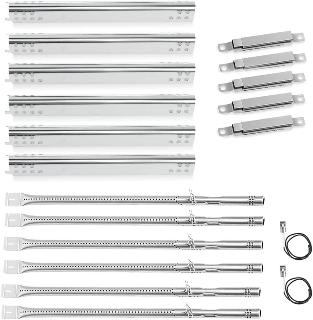 Grill Replacement Parts for Charbroil Performance 6 Burner 463244819 463238218 463276517 463276617, G470-5200-W1 Burner G470-0004-W1A Heat Plate for 5 Burner 463347519, 4 Burner 463347017 463342119
