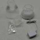 SOICARE Elegant Glass Reservoir Essential Oil Diffuser 200ML, One Button Control Glass Diffuser with Rainbow Colors for Home Office Bedroom Gift