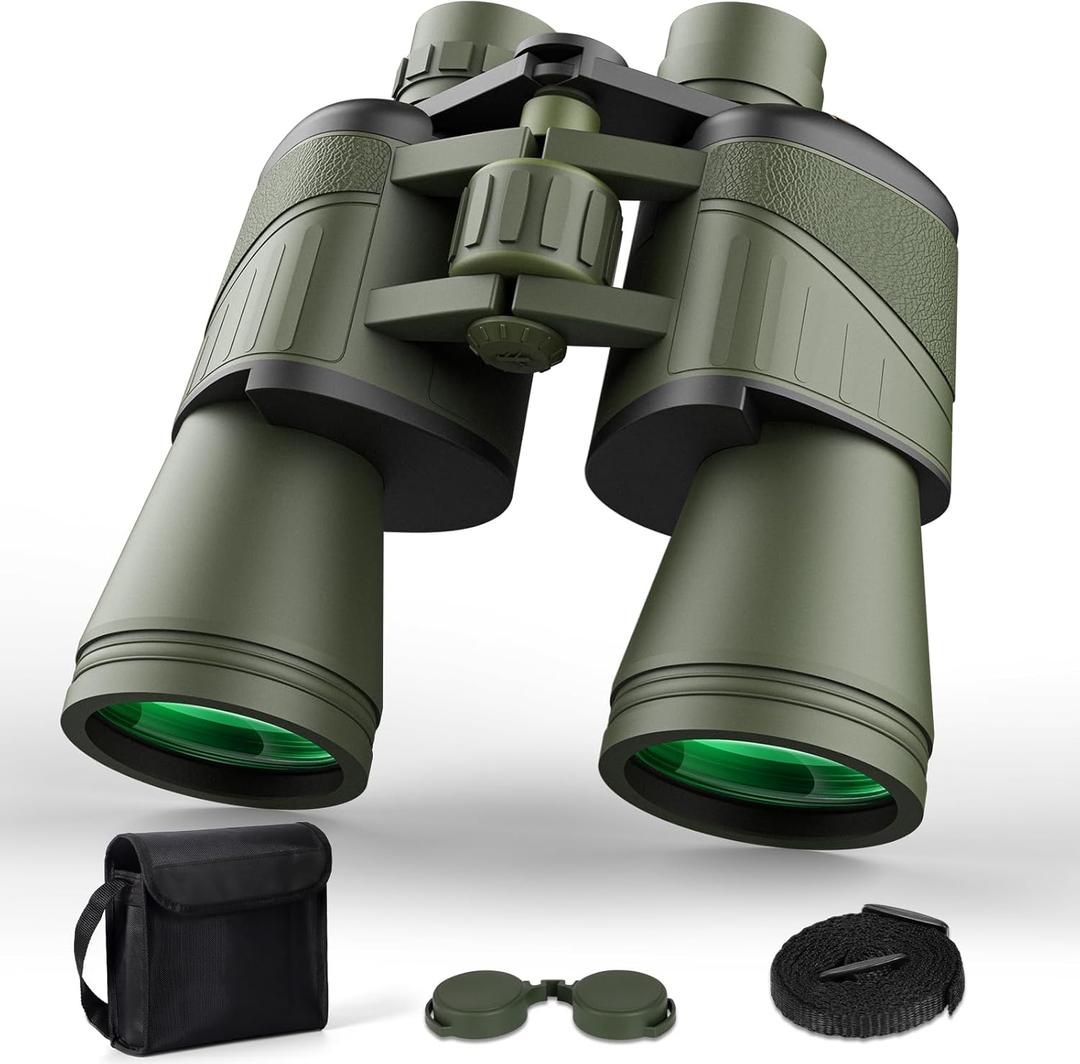 20x52 Binoculars for Adults High Powered - HD Binoculars with Clear Low Light Vision for Bird Watching Hunting Hiking Travel Cruise Ship Sports Events