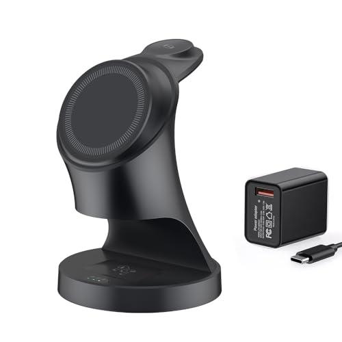Wireless Charger,3 in 1 Magnetic Wireless Charger Stand, Fast Wireless Charging Dock for iPhone17/16/15/14/13/12 Series, Apple Watch Series, AirPods Pro.