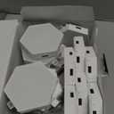 OJQ 20 Pack Hexagon Lights Wall RGB Panel - Hexagonal Led Lights Room Decor Wall Lights Birthday Decorations Gaming Equipment Honeycomb Shape Panels Hexagon Gaming Lights for Bedroom Children