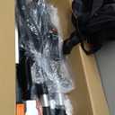 Electric Drywall Sander with Vacuum Dust Collection, Variable Speed, LED Light, Foldable Handle, Sanding Discs & Grids (Orange)