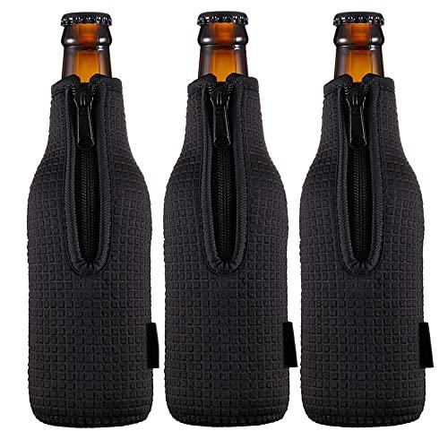 WK ieason 12OZ Beer Bottle Jacket Sleeves Coolers Holder Non-slip Neoprene Beer Bottle Insulators(Beer bottle sleevex3)