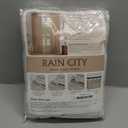 Beige Pinch Pleated Sheer Curtains 105 Inches Long,W50 x L105 Inch Light Filtering Drapes for Kids Bedroom Nursery Privacy Back Tab with Hooks Semi Sheer Curtain 2 Panels Set