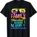 Family Vacation 2025 Hawaii Matching Memories Together T-Shirt (Small, Black)