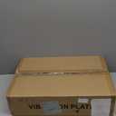 Vibration Plate Exercise Machine, Compact Vibration Platform for Full Body, Vibrating Plate for Lymphatic Drainage with Resistance Bands(Lacquer Black)