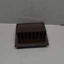 6 Inch Plastic Exhaust Vent Hood with Backdraft Damper  Brown ABS Plastic Wall Vent Cover  Outlet for Bathroom, Kitchen, Dryer Vent, Garage  Indoor & Outdoor HVAC Ducting Flap Cap