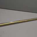 BlastHome® Luxury Fixed Length Curtain Rod, 3 ft, Brushed Gold