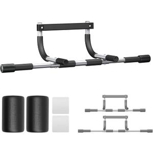 Ally Peaks Pull Up Bar for Doorway,Multiple Levels Width Adjustable Pull Up Bar Accurately Match Wide and Narrow doorframe,Indoor Chin-Up Bar Workout Bar,USA Original Patent