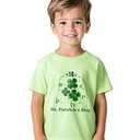 Toddler Boys St Patricks Day Shirt for Girls Funny Saint Patricks Day T-Shirts Kids Short Sleeve Tops Shamrock Tee 7-8 Years