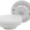 Gx53 LED Light Bulb, 7W Traditional Halogen Replacement GX53 6000K Daylight Spotlight Recessed Lighting for Cabinet,Exhibition,Showcase,Shop Showroom,Ceiling Lamp, 2-Pack