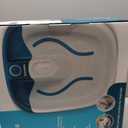 Homedics Bubble Mate Foot Spa, Toe Touch Controlled Foot Bath with Invigorating Bubbles and Splash Proof, Raised Massage Nodes and Removable Pumice Stone