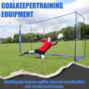 Soccer Goal for Backyard,with Bow Frame and Agility Ladder