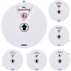 2 x No Soliciting Sign for House,Humorous No Soliciting Sign for Front Door,Humorous Anti-Salesman Door Hanger Outdoor Yard Sign for Home and Front Door,12x8 Inches Weatherproof Aluminum Sign (6 Inches)