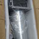 4 Inch Hooded Wall Vent with Screen and Damper,Outdoor Dryer Vent Cover for 4 inch Pipe,Wall Exhaust Vent Cover Cap External Extractor for House Ventilation&Outside Air Exhaust,Galvanized Steel,Black