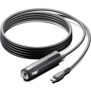 100W USB C Car Charger DC to DC Adapter for Anker SOLIX C200 C300 Jackery Explorer 240 V2 Portable Power Station DJI Mavic 3 Pro/Mavic 4 Pro Drones Handheld Gaming PC Charging Station USB Cable